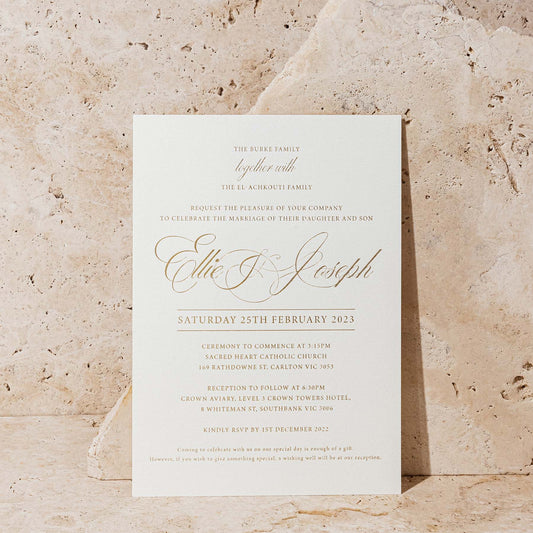 Ellie and Joseph Invitation