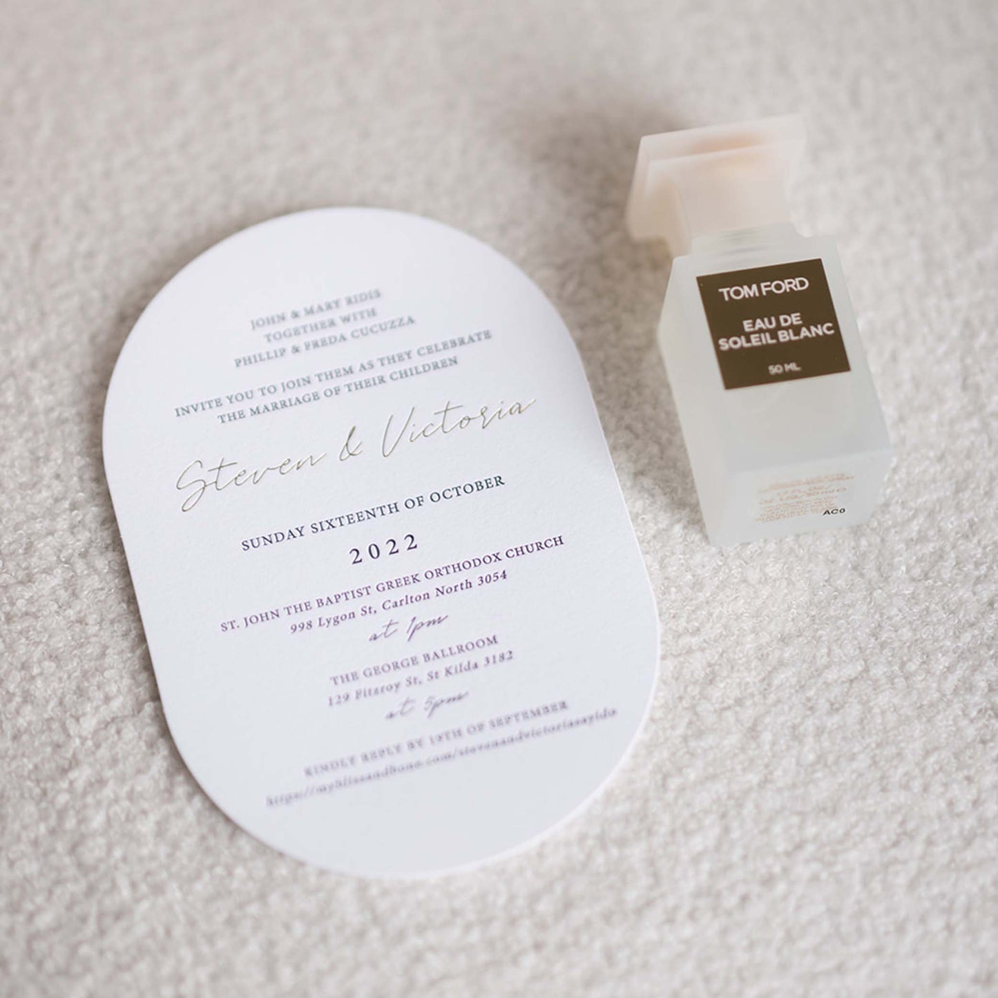 Victoria and Steven Invitation