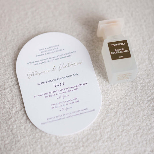 Victoria and Steven Invitation