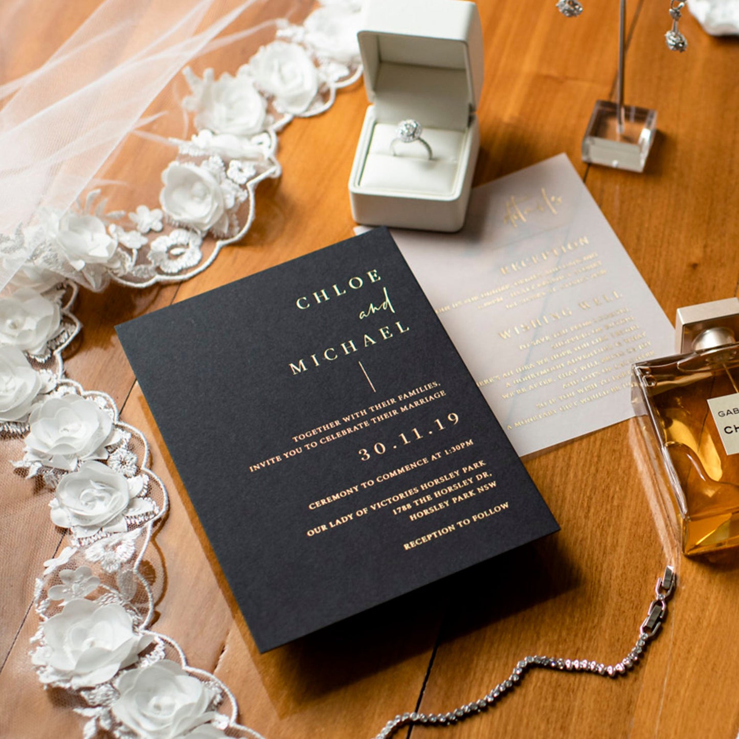 Chloe and Michael Invitation