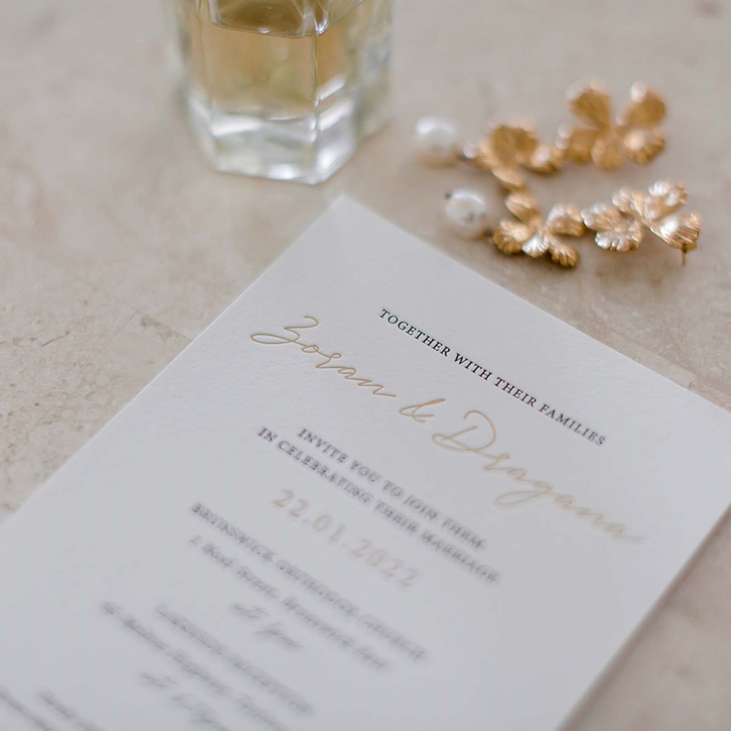 Zoran and Dragana Invitation