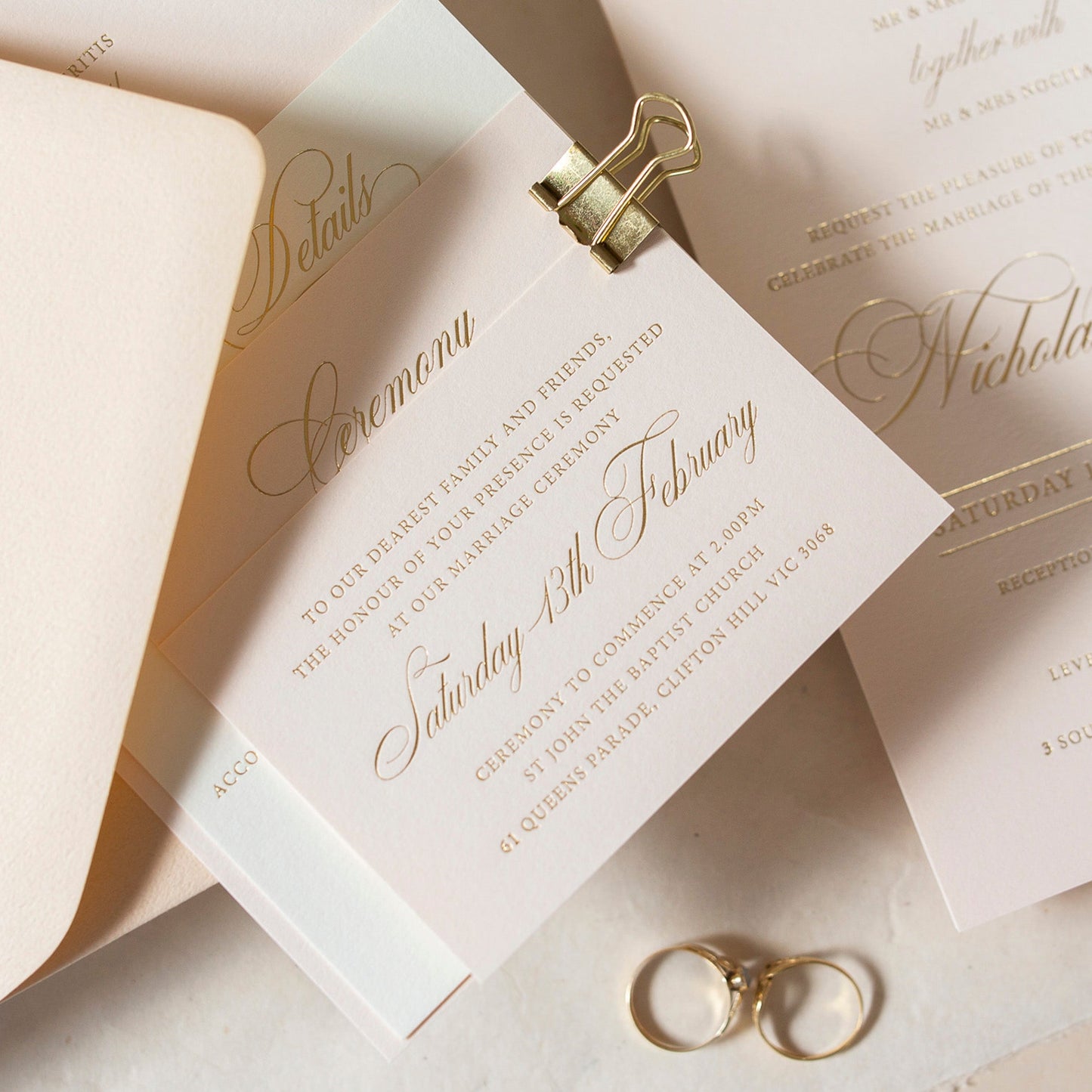 Lara and Nicholas Invitation