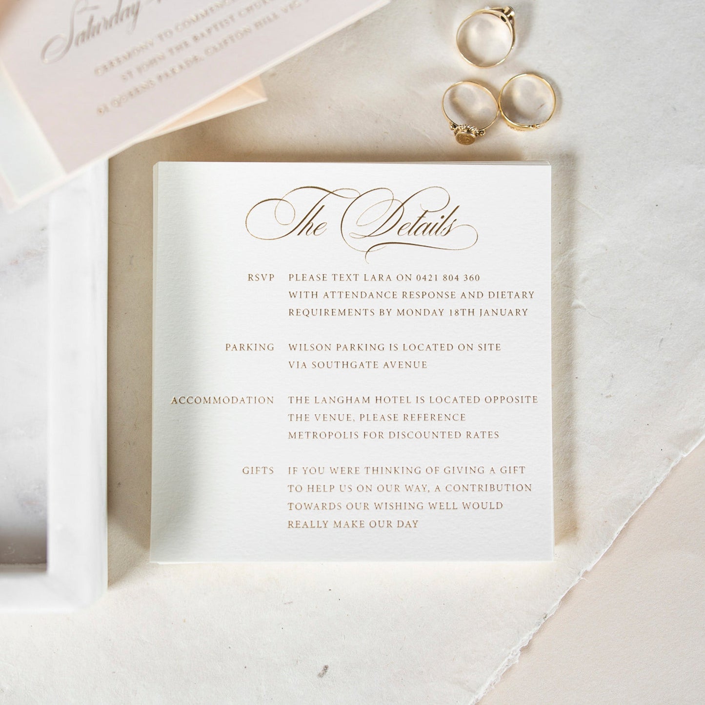 Lara and Nicholas Invitation