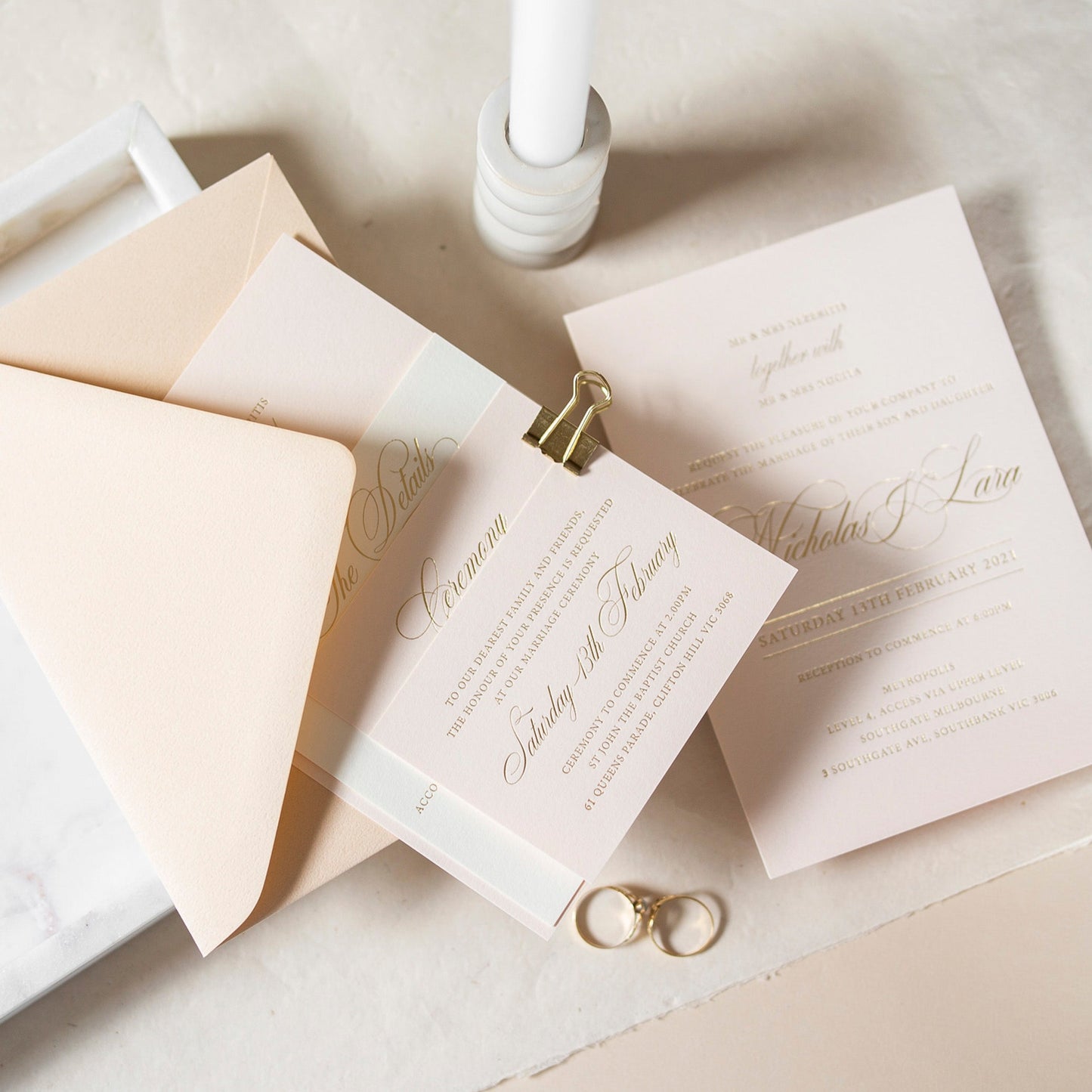 Lara and Nicholas Invitation