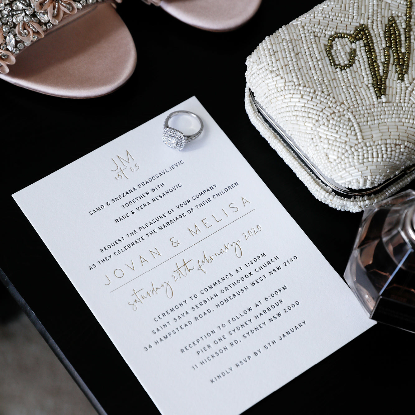 Jovan and Melisa Invitation