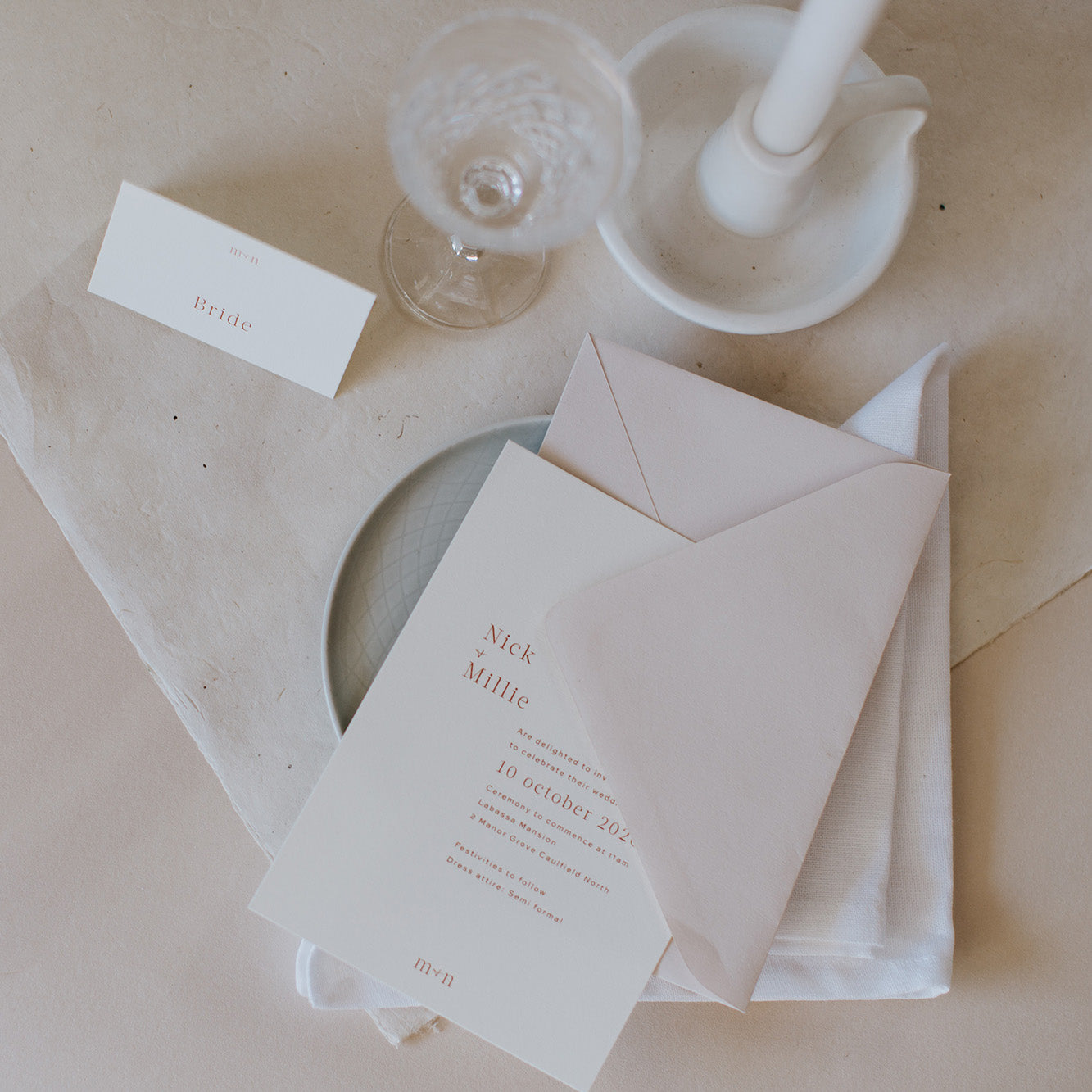 Millie and Nick Invitations
