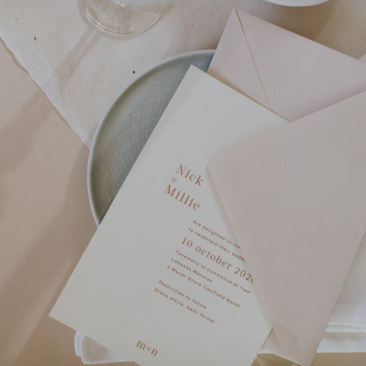 Millie and Nick Invitations