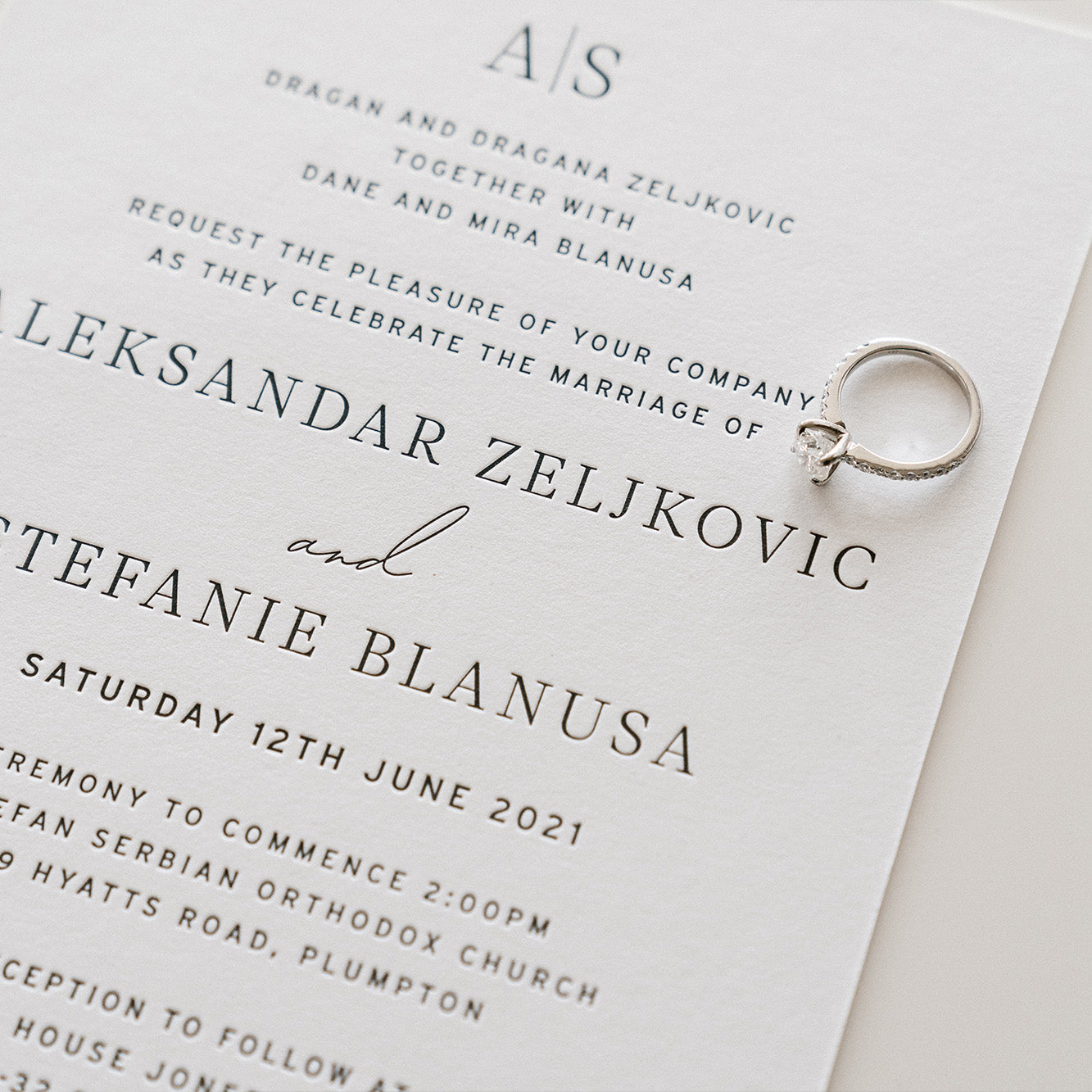 Stefanie and Aleksander Invitation