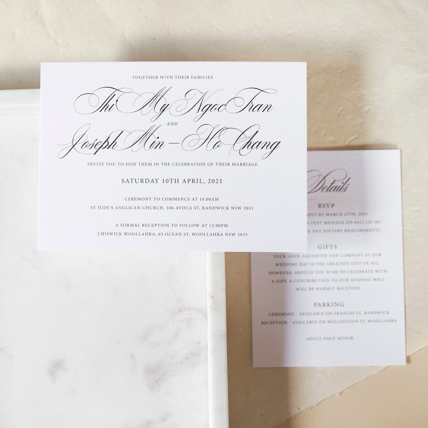 Theresa and Joseph Invitation